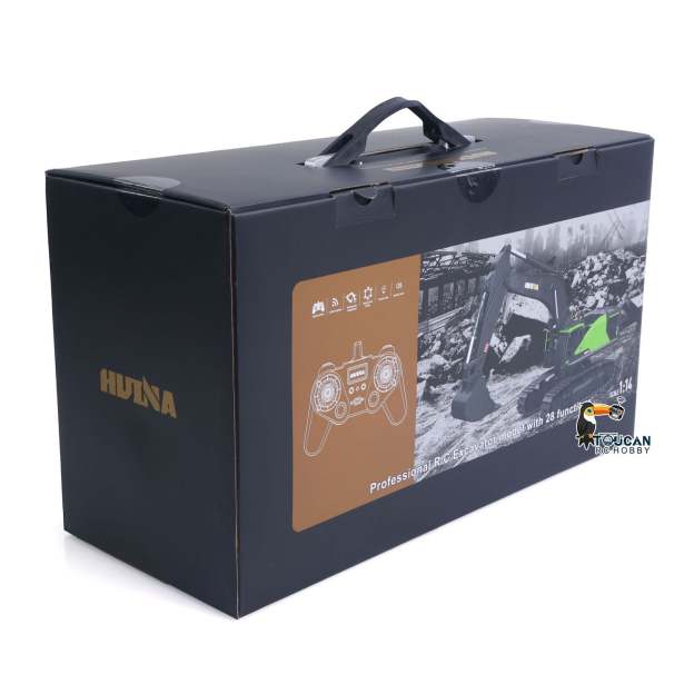  1/14 593 Toys Model RC Excavator Car Gift Battery 2.4G Remote Control 28CH Construction Model