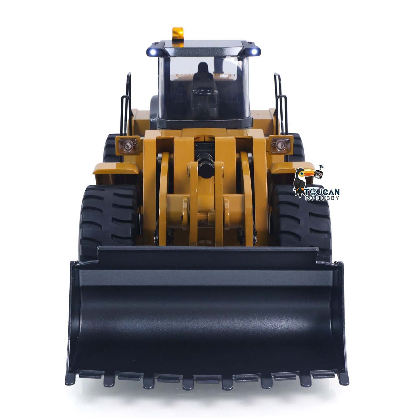 Fast Free Shipping for EU 1/14 HUINA Toys 2.4G 10CH Radio Controlled Loader 1583 Assembled Electric Lifting System Lights Sound RC Construction Vehicles
