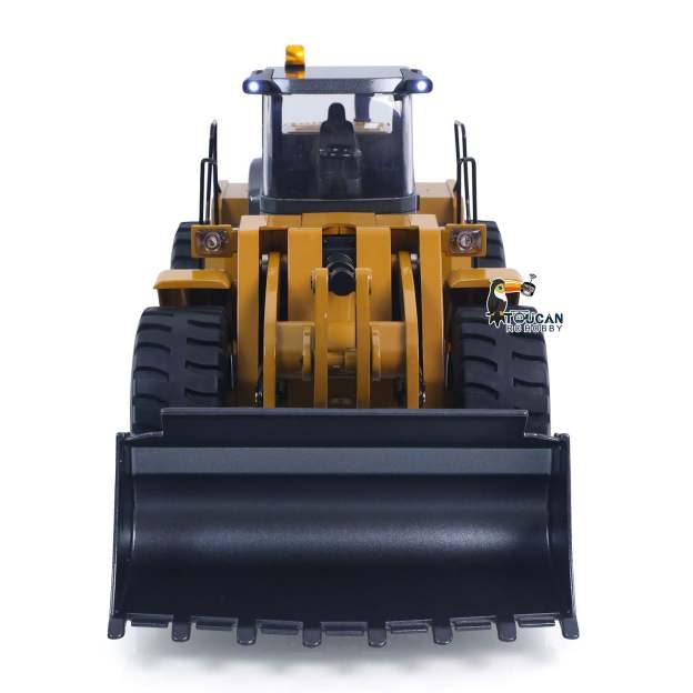 Fast Free Shipping for EU 1/14 HUINA Toys 2.4G 10CH Radio Controlled Loader 1583 Assembled Electric Lifting System Lights Sound RC Construction Vehicles