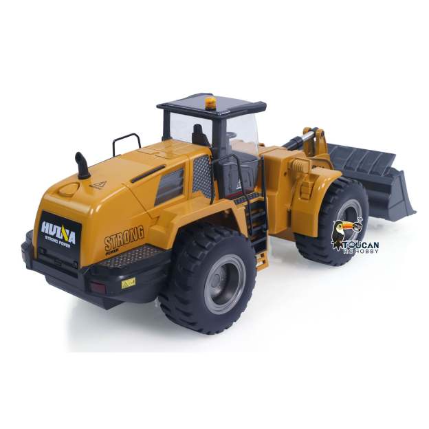 Fast Free Shipping for EU 1/14 HUINA Toys 2.4G 10CH Radio Controlled Loader 1583 Assembled Electric Lifting System Lights Sound RC Construction Vehicles