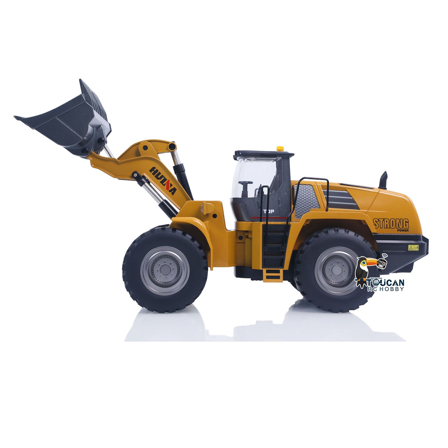 Fast Free Shipping for EU 1/14 HUINA Toys 2.4G 10CH Radio Controlled Loader 1583 Assembled Electric Lifting System Lights Sound RC Construction Vehicles