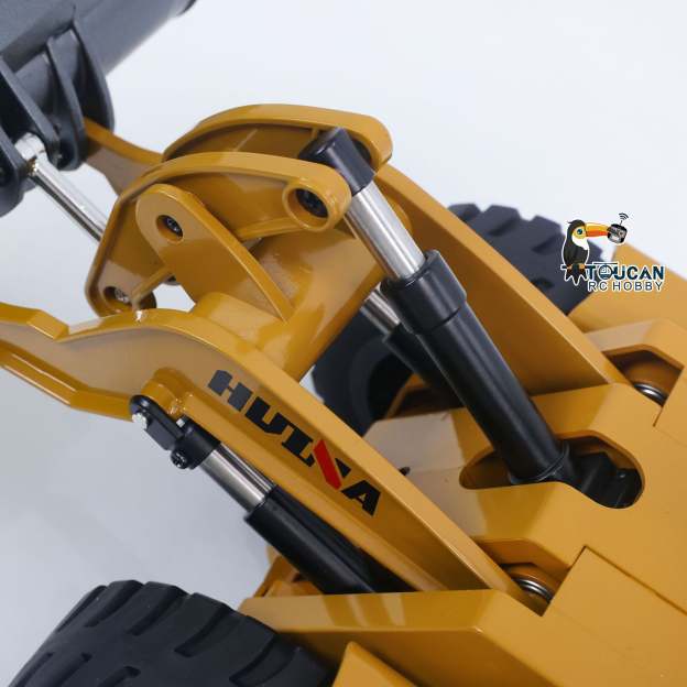 Fast Free Shipping for EU 1/14 HUINA Toys 2.4G 10CH Radio Controlled Loader 1583 Assembled Electric Lifting System Lights Sound RC Construction Vehicles