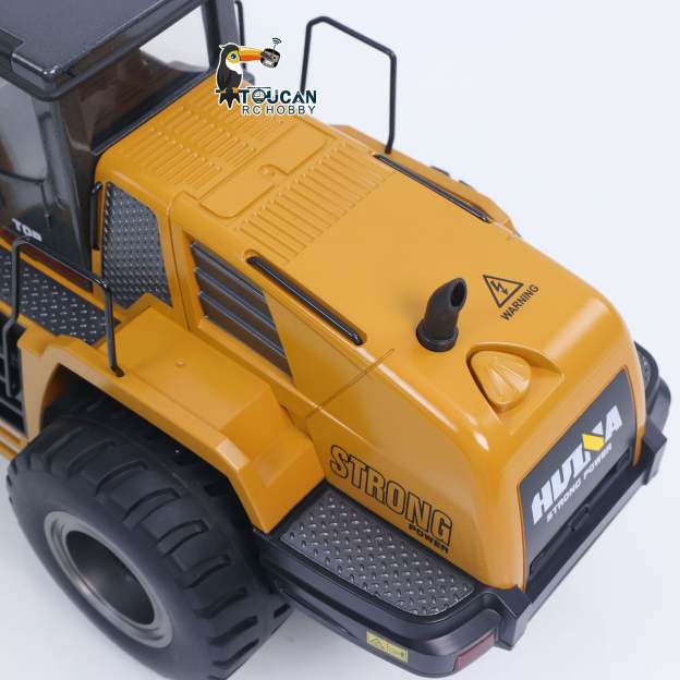 Fast Free Shipping for EU 1/14 HUINA Toys 2.4G 10CH Radio Controlled Loader 1583 Assembled Electric Lifting System Lights Sound RC Construction Vehicles