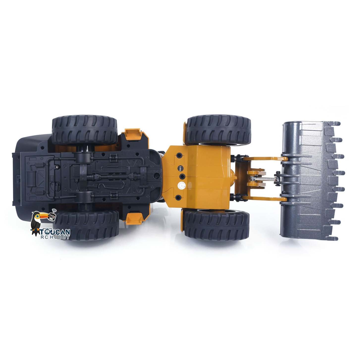 Fast Free Shipping for EU 1/14 HUINA Toys 2.4G 10CH Radio Controlled Loader 1583 Assembled Electric Lifting System Lights Sound RC Construction Vehicles