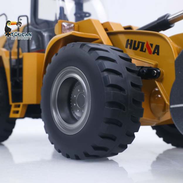 Fast Free Shipping for EU 1/14 HUINA Toys 2.4G 10CH Radio Controlled Loader 1583 Assembled Electric Lifting System Lights Sound RC Construction Vehicles