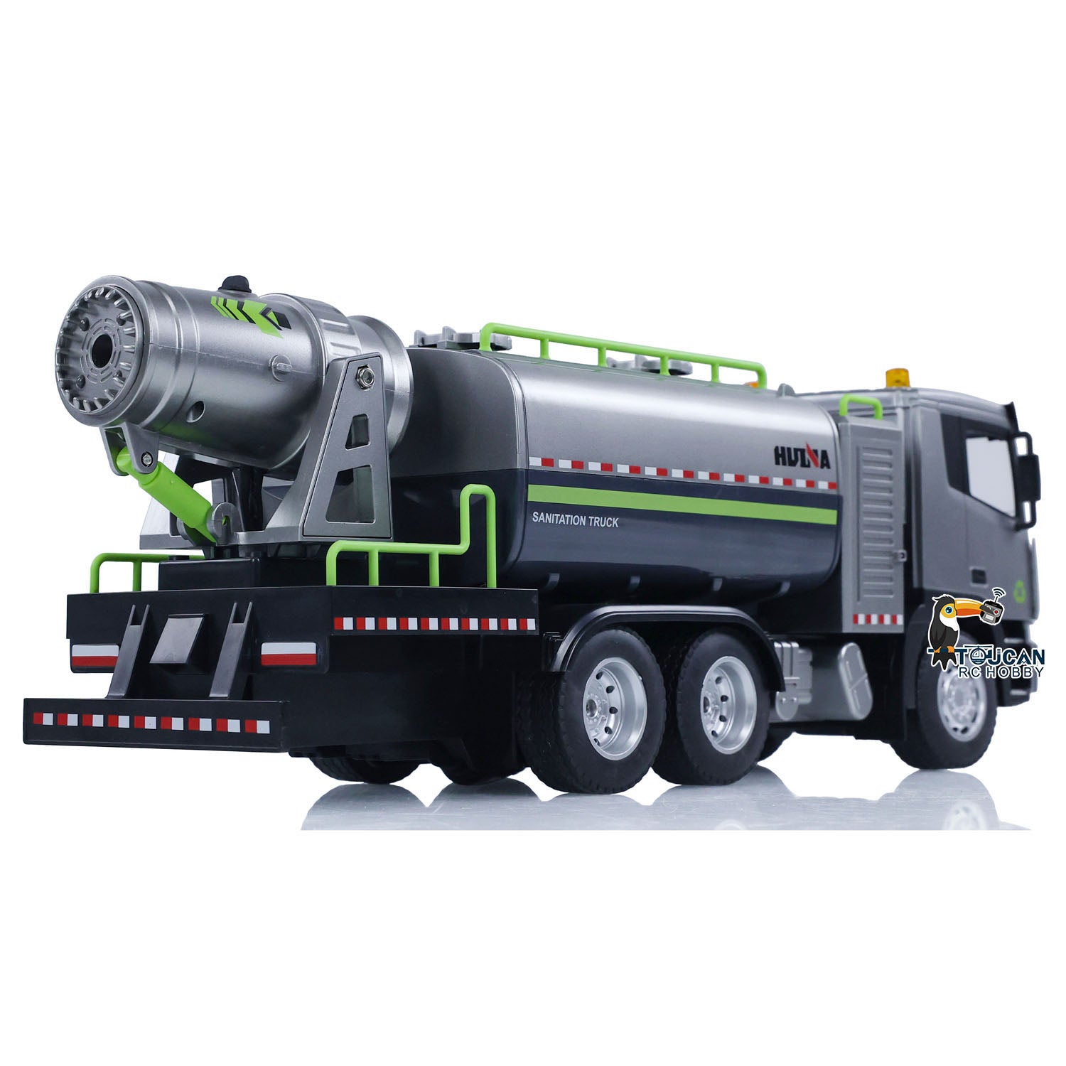 1/18 1316 Spray Fog Cannon Truck 9CH RC Car 2.4G Remote Control Model Plastic Toys Battery Charger