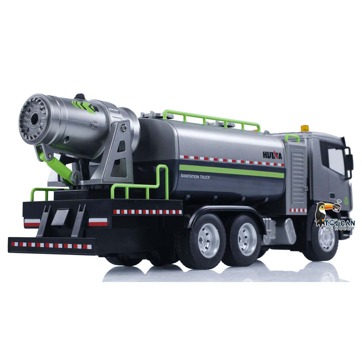 1/18 1316 Spray Fog Cannon Truck 9CH RC Car 2.4G Remote Control Model Plastic Toys Battery Charger