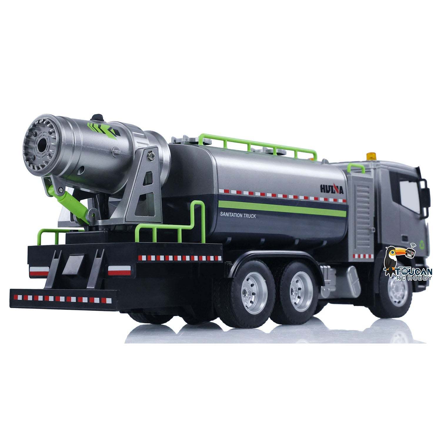 1/18 1316 Spray Fog Cannon Truck 9CH RC Car 2.4G Remote Control Model Plastic Toys Battery Charger