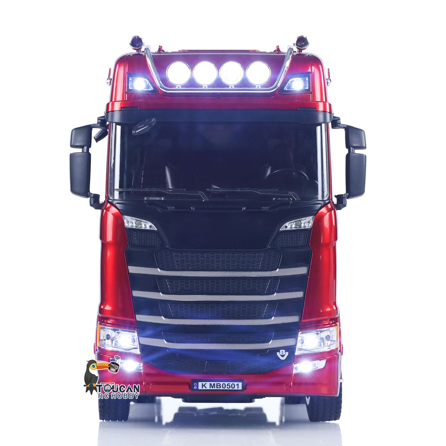 770S 1/18 RC Tractor Truck Toys 1501 Model RTR 7.4V Battery Radio 19CH Light Sound Effects Remote Control Lorry Car