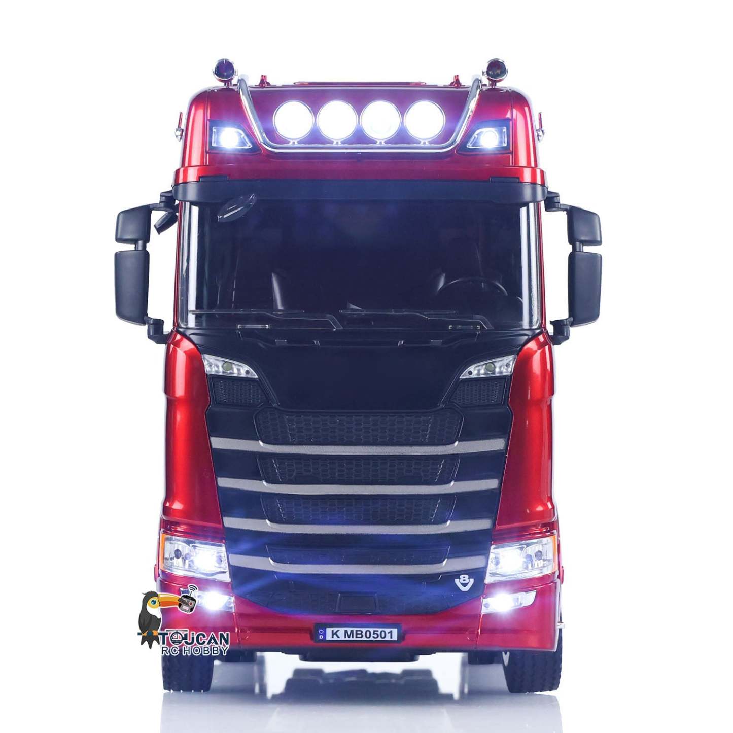 770S 1/18 RC Tractor Truck Toys 1501 Model RTR 7.4V Battery Radio 19CH Light Sound Effects Remote Control Lorry Car