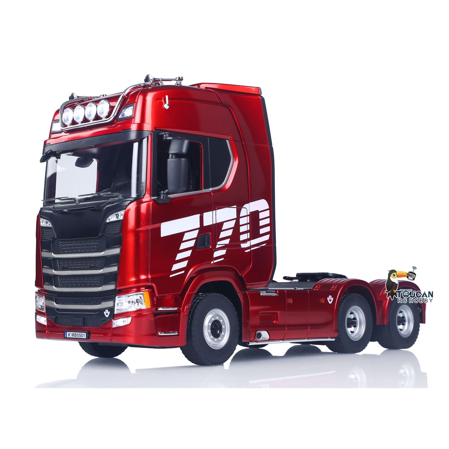 770S 1/18 RC Tractor Truck Toys 1501 Model RTR 7.4V Battery Radio 19CH Light Sound Effects Remote Control Lorry Car