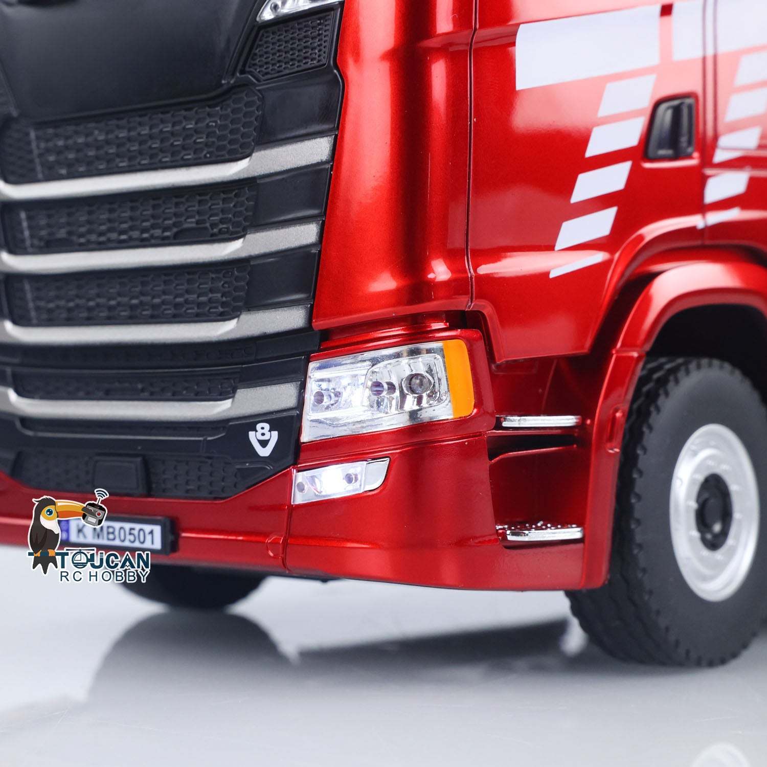 770S 1/18 RC Tractor Truck Toys 1501 Model RTR 7.4V Battery Radio 19CH Light Sound Effects Remote Control Lorry Car