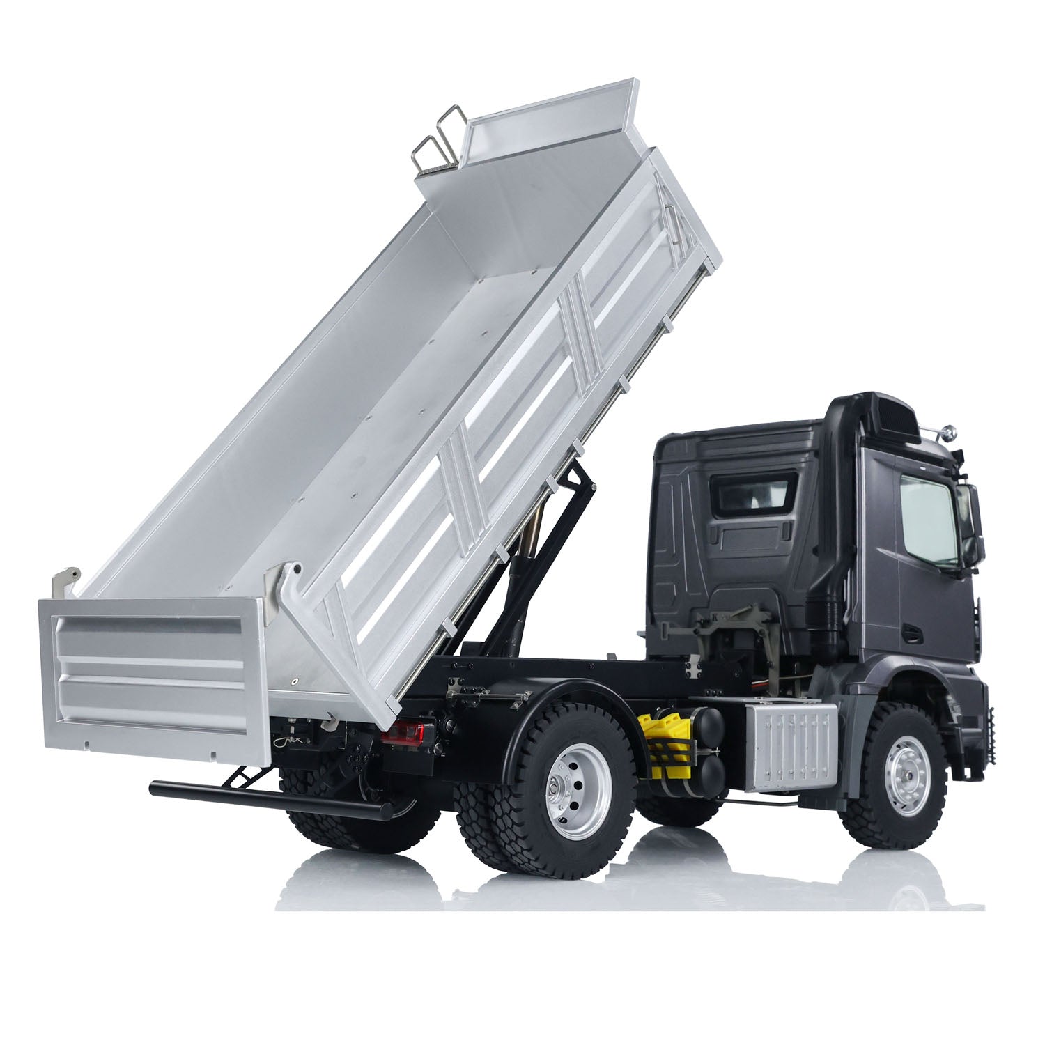 1/14 Scale 5701 RTR RC Dump Truck 4x4 Remote Control Tipper Car Ready To Go With Sound Light Battery Transmitter Model