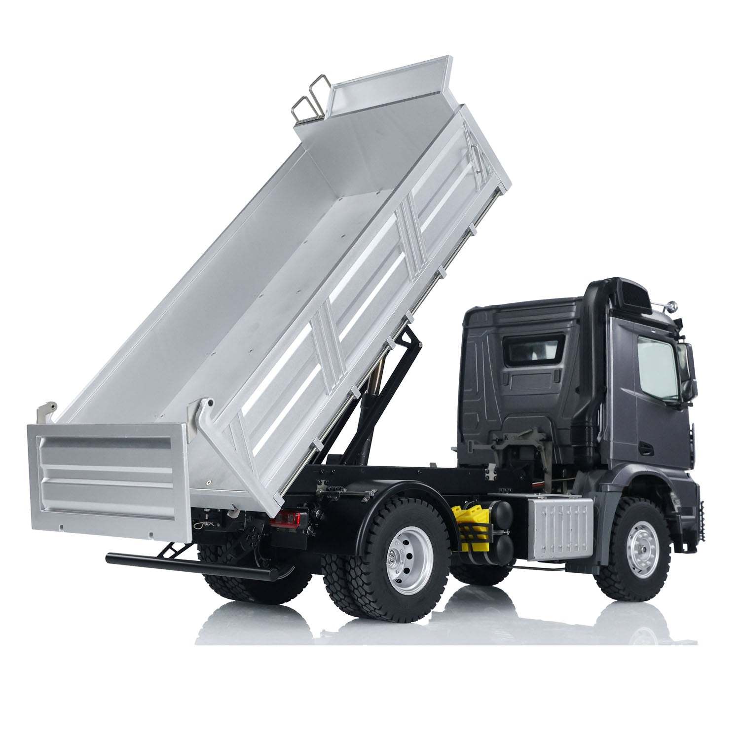 1/14 Scale 5701 RTR RC Dump Truck 4x4 Remote Control Tipper Car Ready To Go With Sound Light Battery Transmitter Model