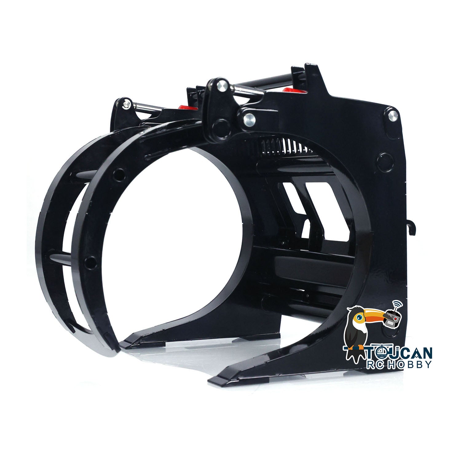 Kabolite Metal Hydraulic Long Short Clamp for 1/14 K988 100S RC Loader Truck Construction Vehicle Hobby Model Attachments Devices