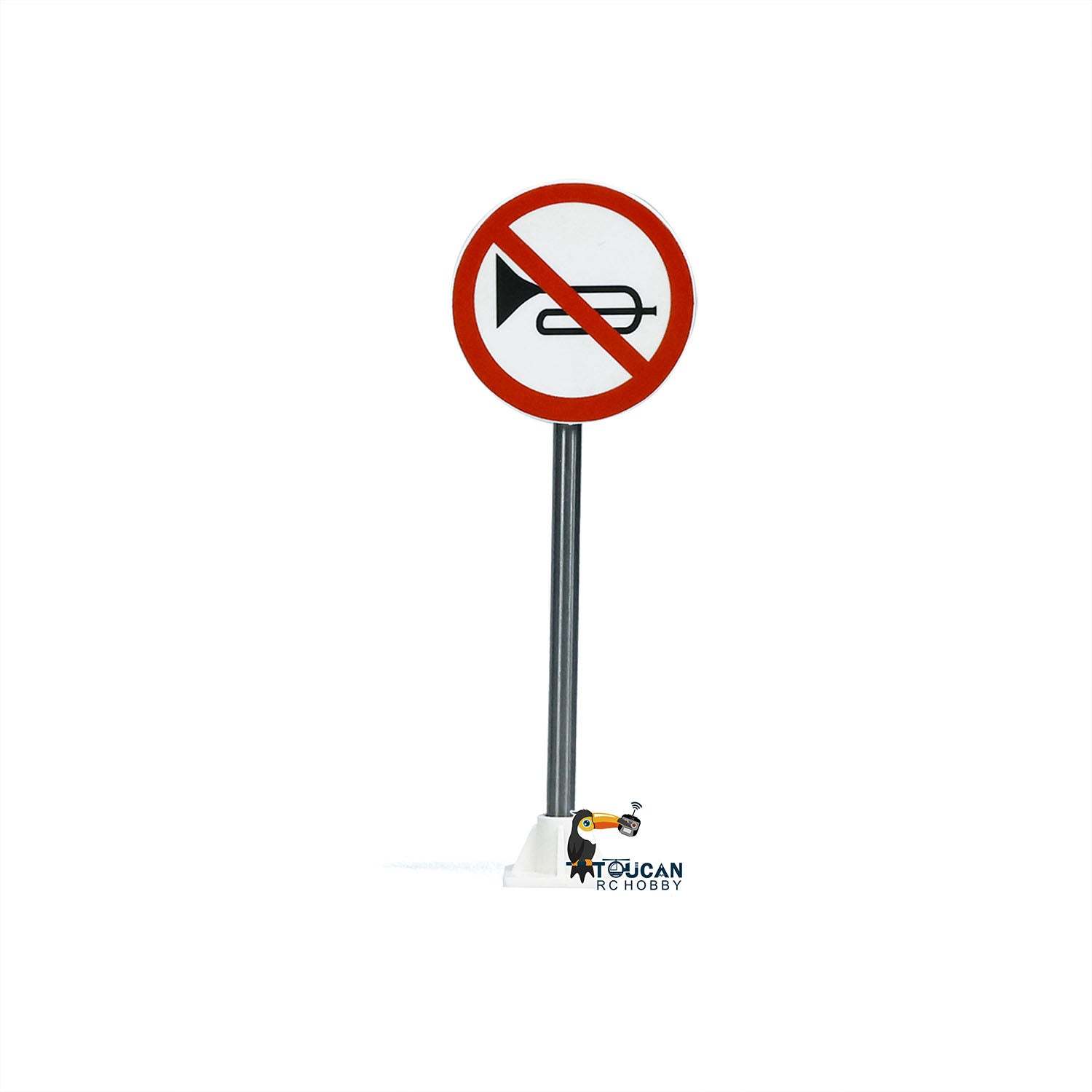 Decorative Traffic Sign Guard Rail Barrier Traffic Cones Crash Bucket for 1/14 RC Construction Vehicles Remote Control Car