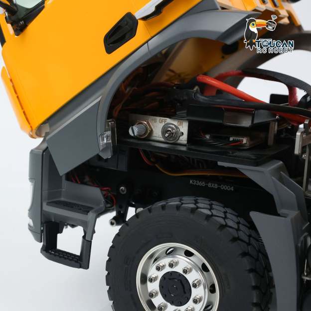 1/14 8X8 RC Hydraulic Dumper Truck K3365 Metal Ready To Run Tipper Remote Control Cars Models DIY Toy ST8 Transmitter