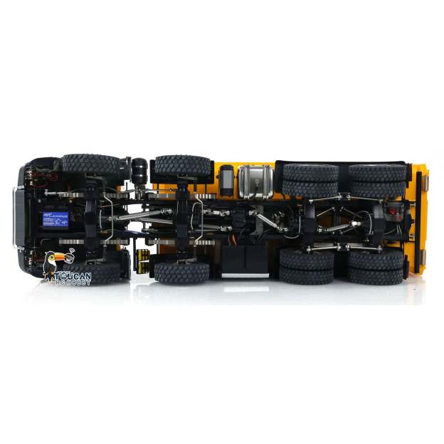1/14 8X8 RC Hydraulic Dumper Truck K3365 Metal Ready To Run Tipper Remote Control Cars Models DIY Toy ST8 Transmitter