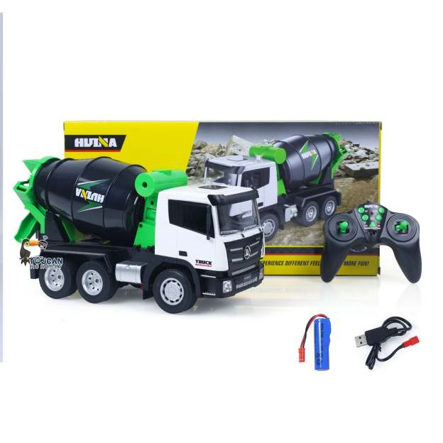 1/18 1557 9CH RC Concrete Car Mixer Truck Model 2.4G Remote Control Tractor Toy Gift