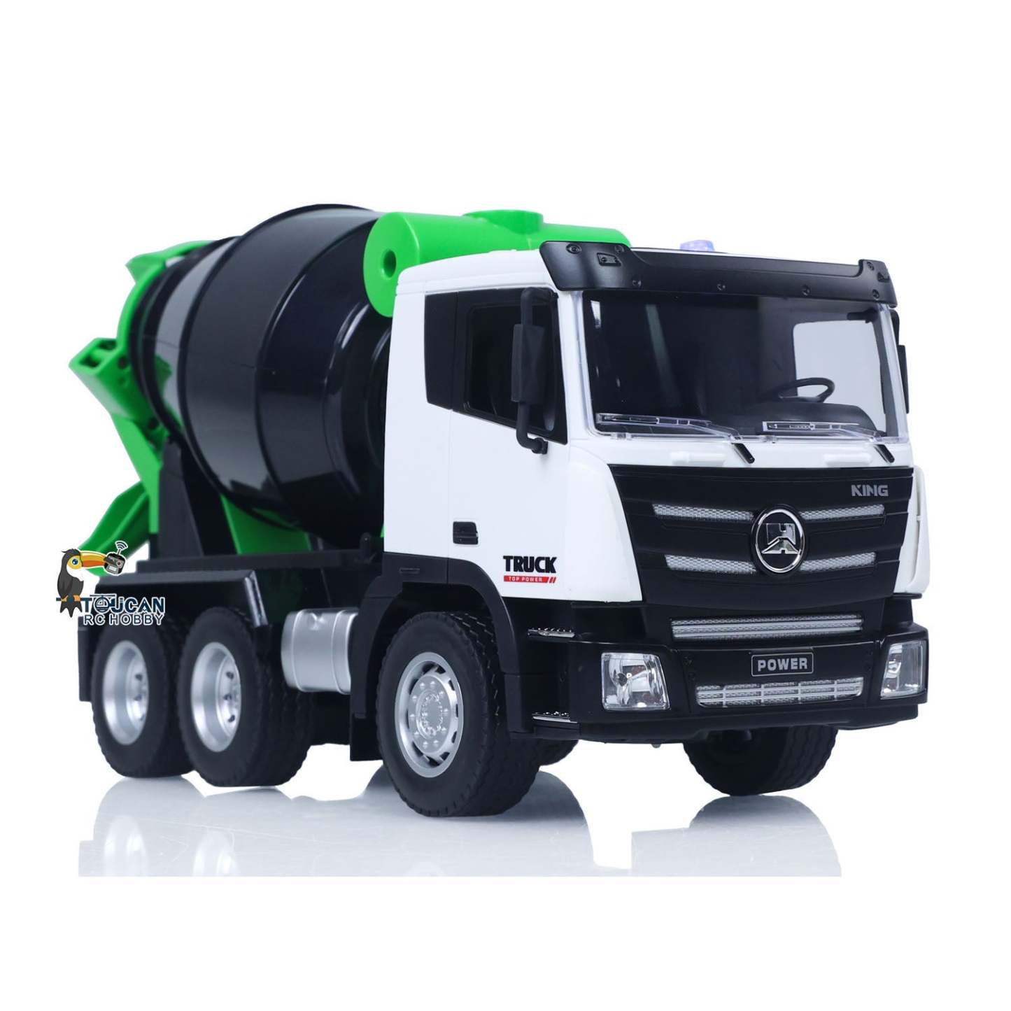 1/18 1557 9CH RC Concrete Car Mixer Truck Model 2.4G Remote Control Tractor Toy Gift