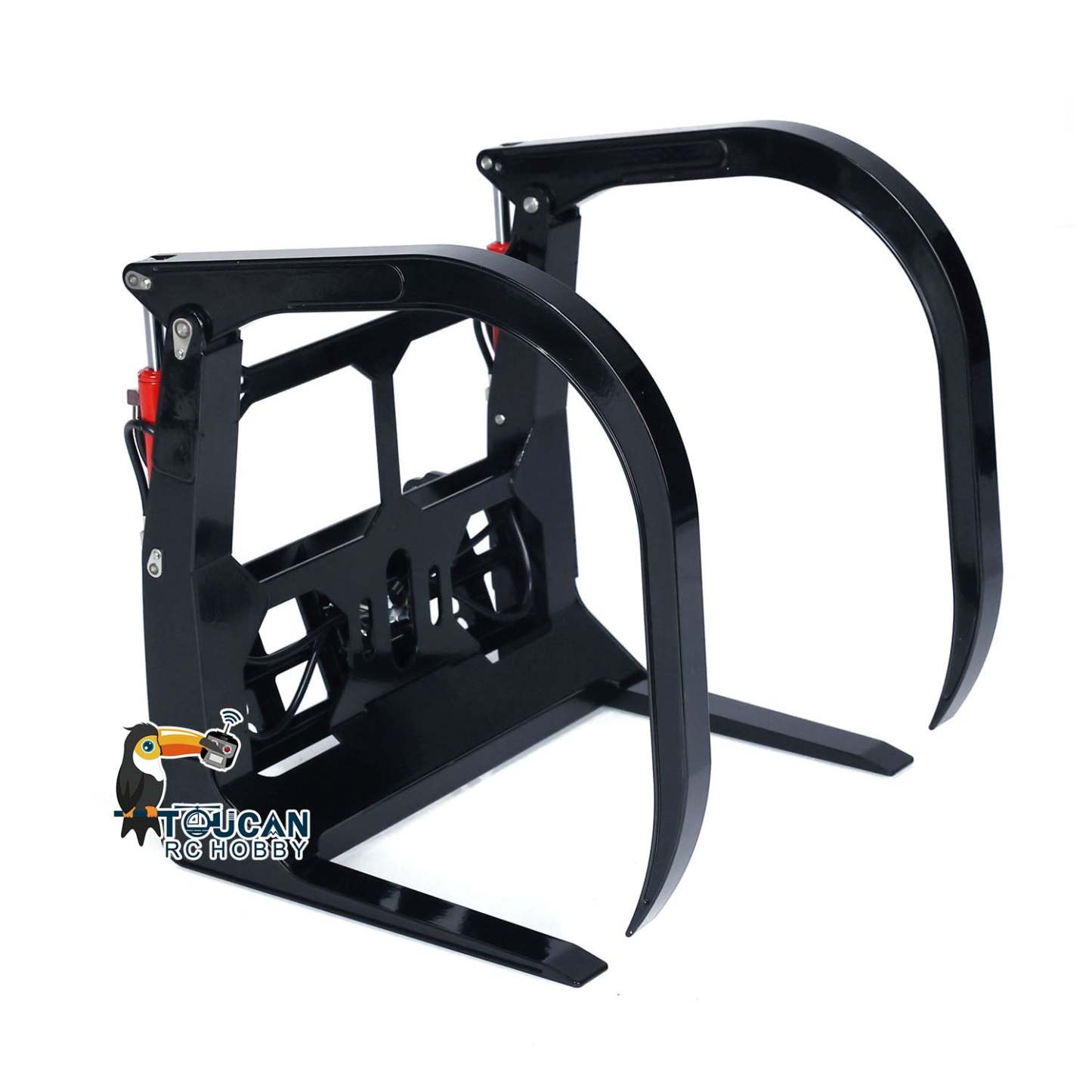 Kabolite Metal Hydraulic Long Short Clamp for 1/14 K988 100S RC Loader Truck Construction Vehicle Hobby Model Attachments Devices