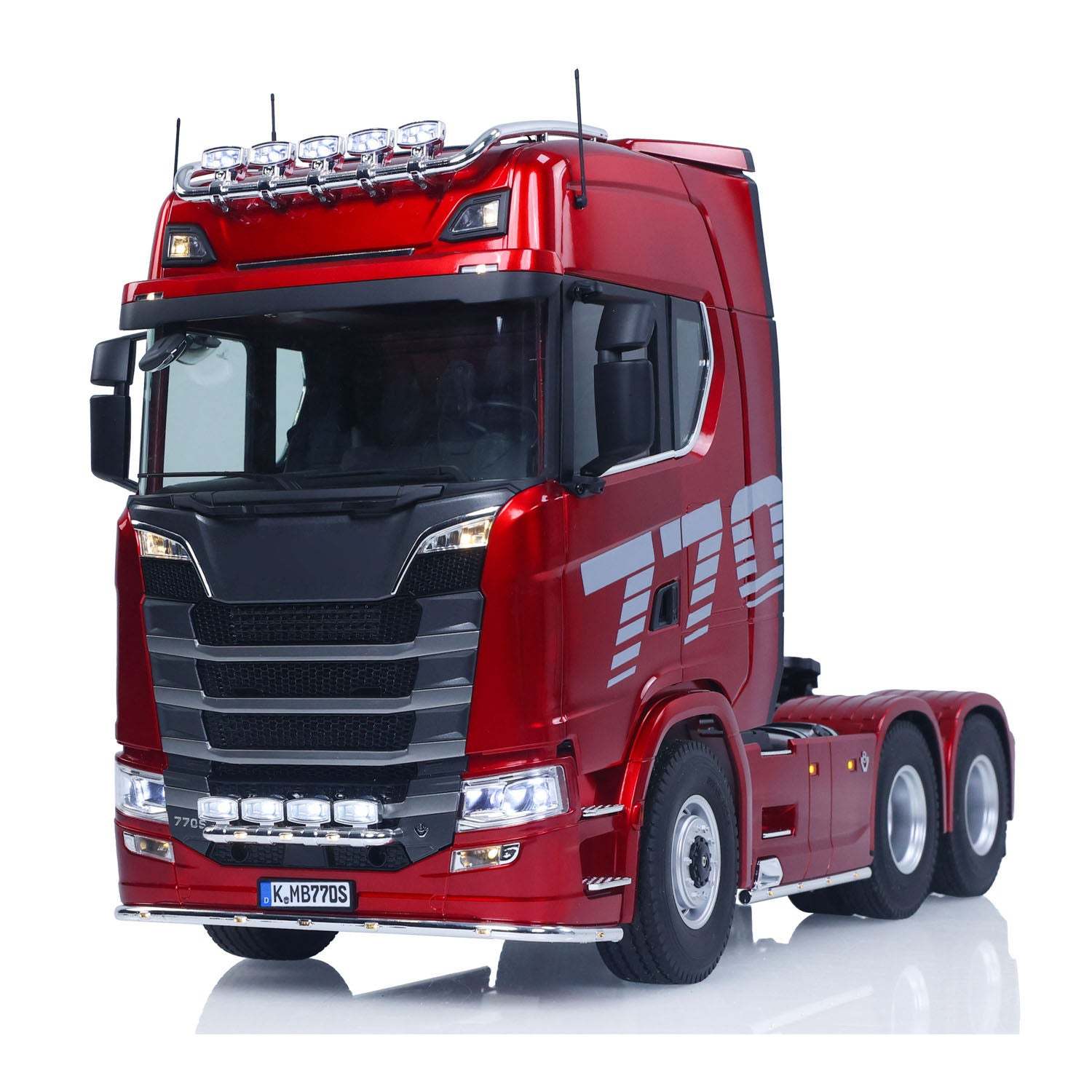 Fast Free Shipping for EU KABOLITE 1/14 770S 100 RC Tractor Truck 6x6 Remote Control Lorry Car 2Speed Gearbox Differential Lock Battery Radio RTR Model