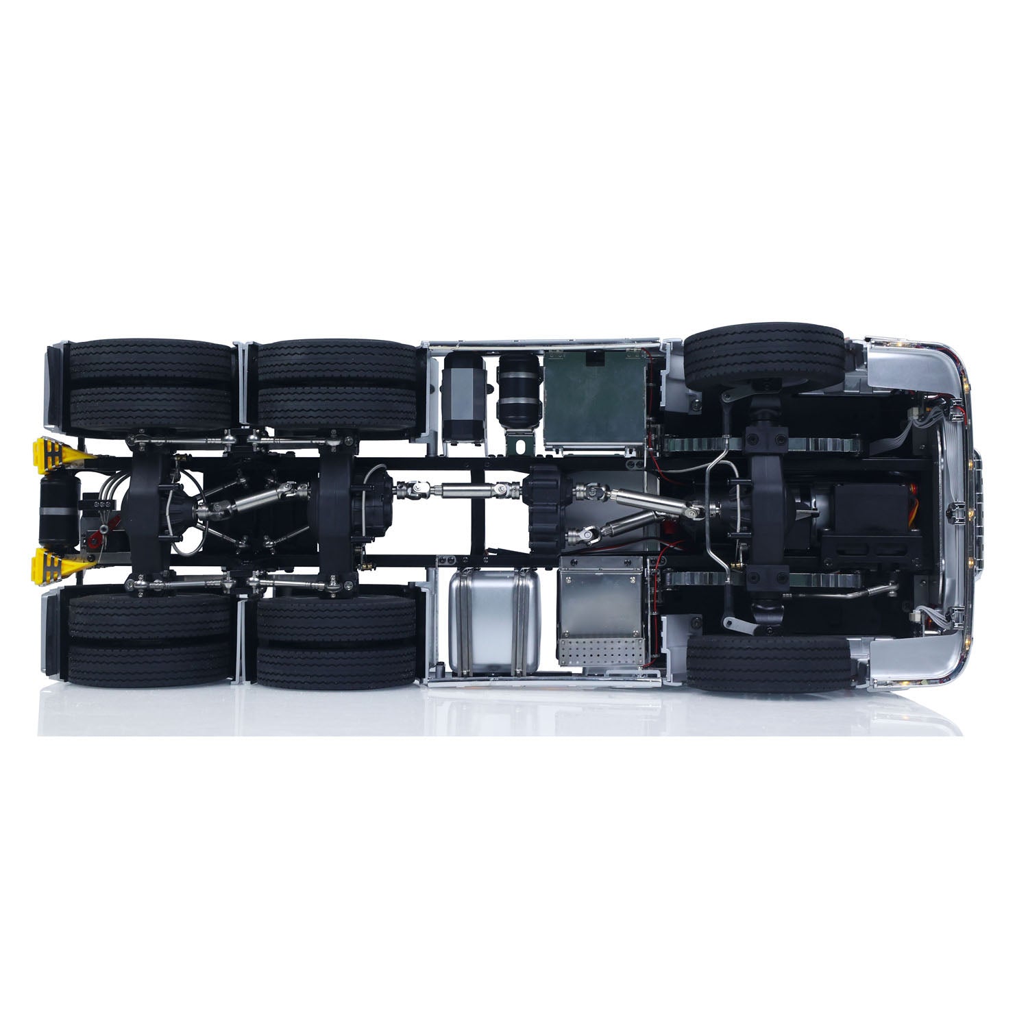 Fast Free Shipping for EU KABOLITE 1/14 770S 100 RC Tractor Truck 6x6 Remote Control Lorry Car 2Speed Gearbox Differential Lock Battery Radio RTR Model