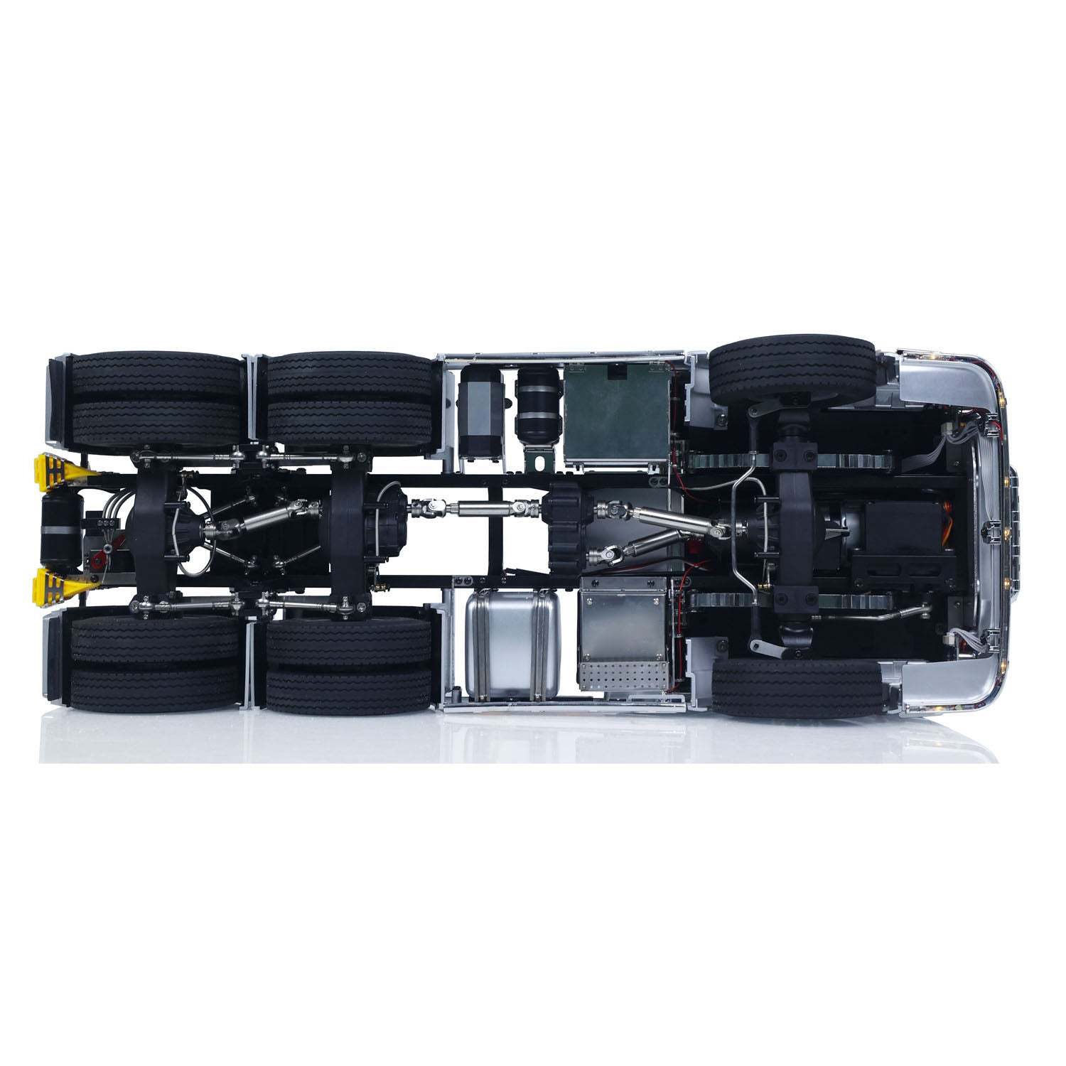 Fast Free Shipping for EU KABOLITE 1/14 770S 100 RC Tractor Truck 6x6 Remote Control Lorry Car 2Speed Gearbox Differential Lock Battery Radio RTR Model