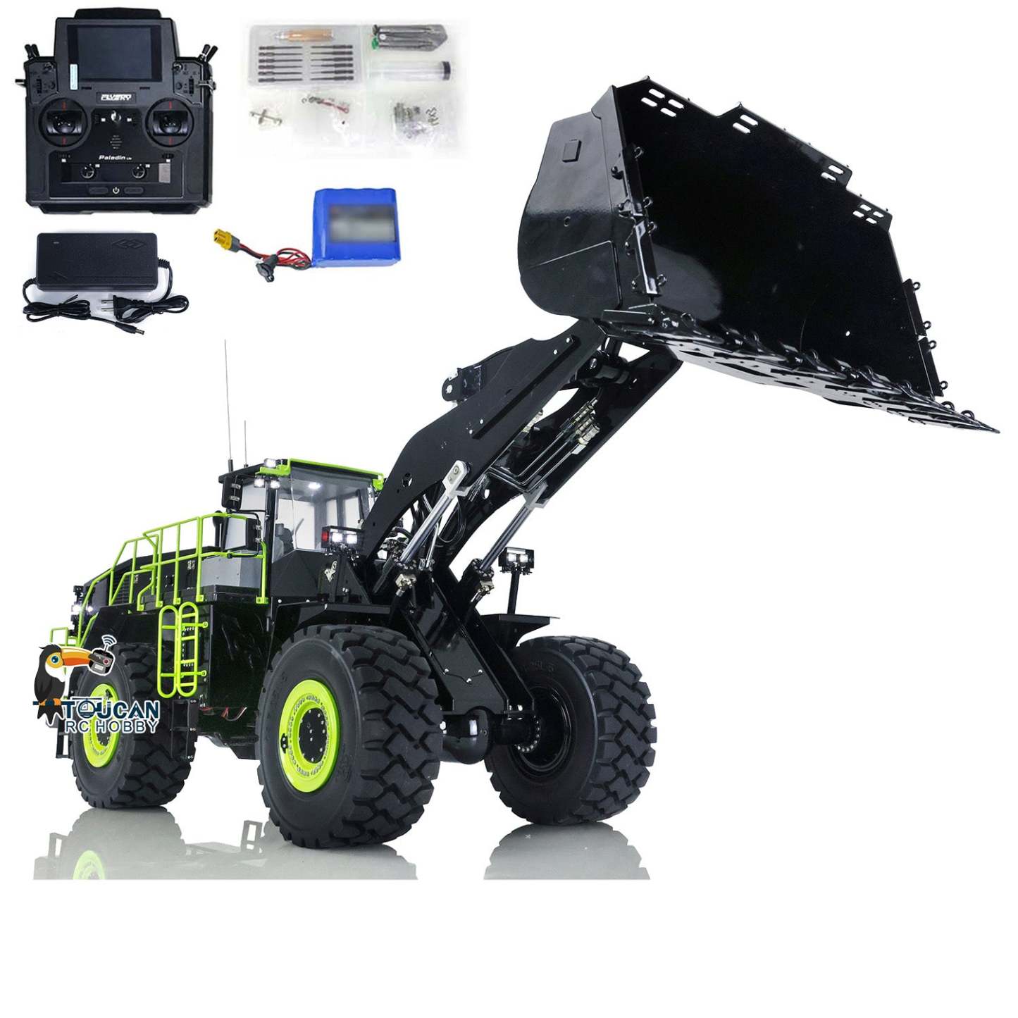 1/14 K988 Hydraulic Heavy Vehicle RC Loader PL18 Lite Radio Control Truck Hobby DIY Model Upgraded Version PL18 Lite