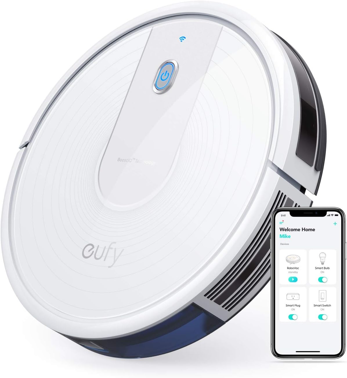 eufy Robot Vacuum Omni S1 Pro, HydroJet System with Roller Mop, Robot Vacuum and Mop Combos, Eco-Clean Ozone, Incrediable Suction, Obstacle Avoidance, Auto Mop Washing & Drying, Self-Emptying