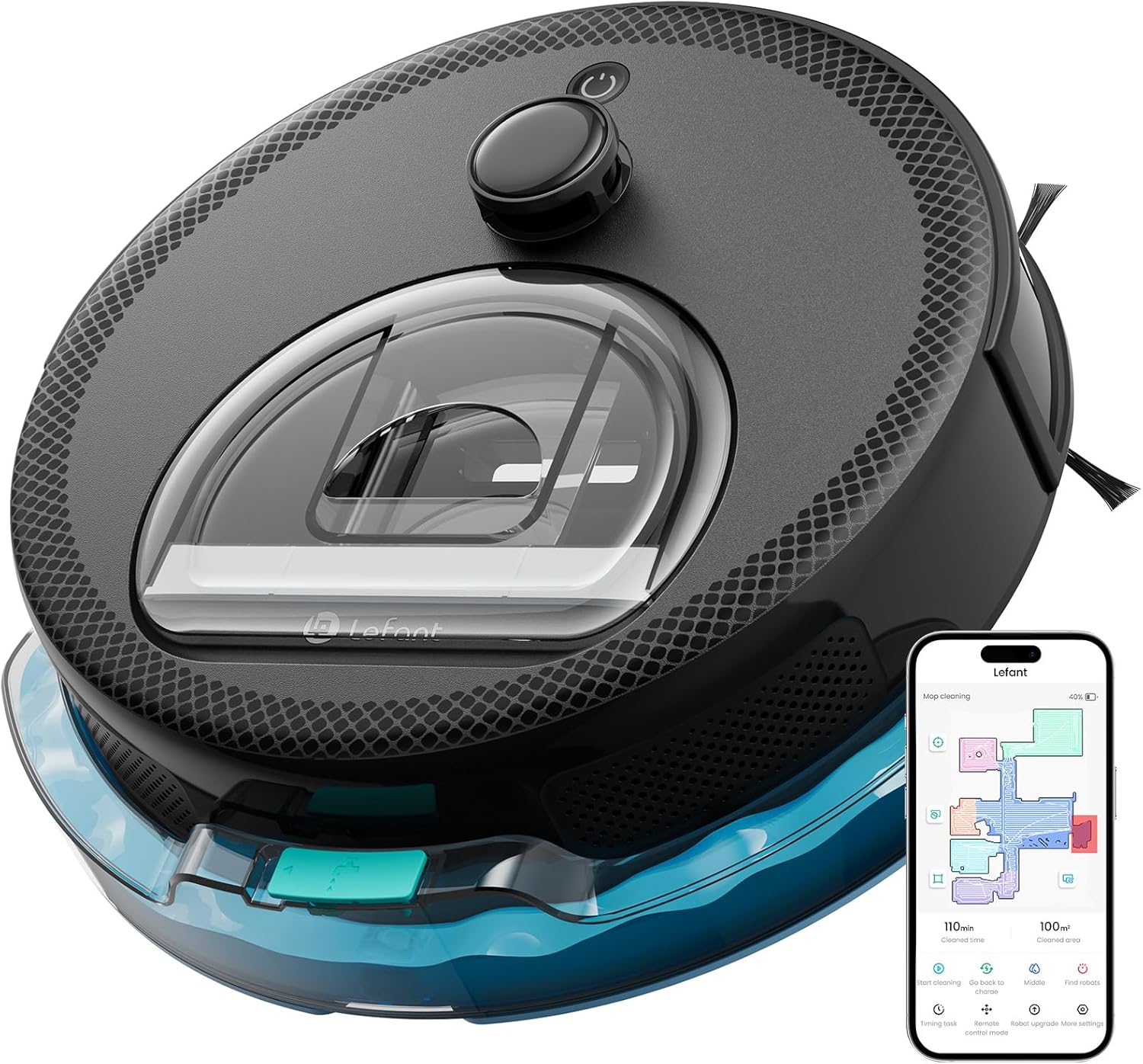 Lefant Robot Vacuum and Mop, Upgraded LiDAR Navigation, 