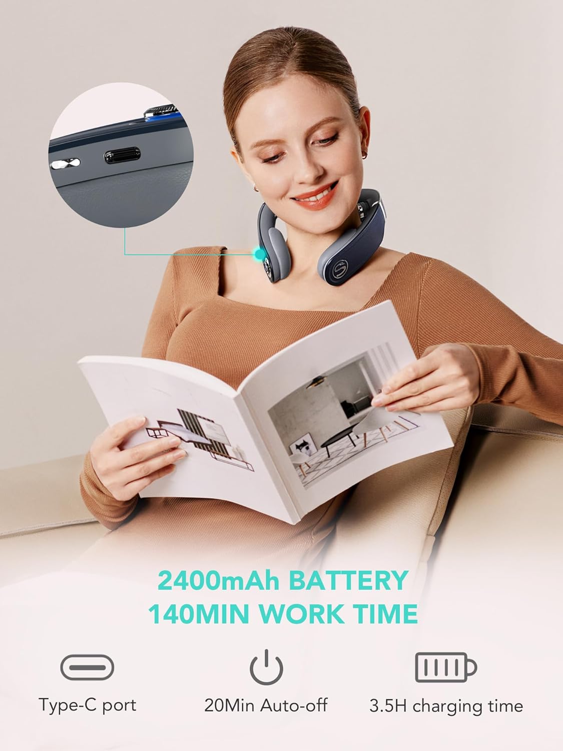  Foldable Neck Massager 