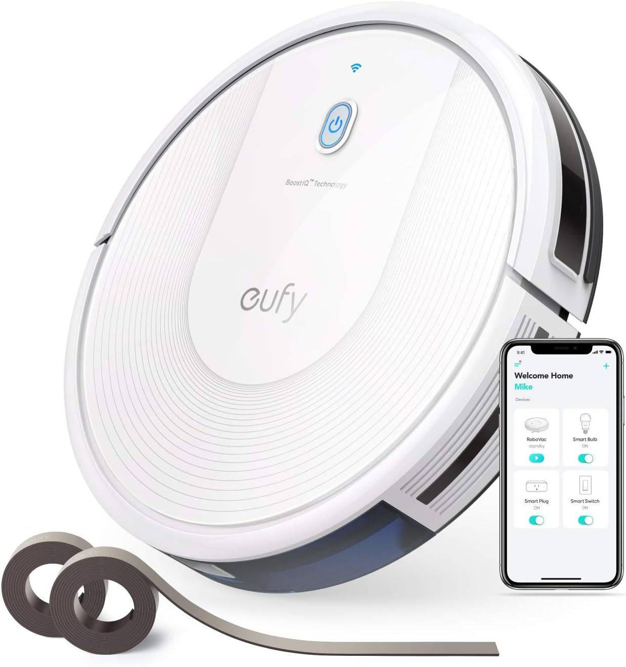 eufy Robot Vacuum Omni S1 Pro, HydroJet System with Roller Mop, Robot Vacuum and Mop Combos, Eco-Clean Ozone, Incrediable Suction, Obstacle Avoidance, Auto Mop Washing & Drying, Self-Emptying