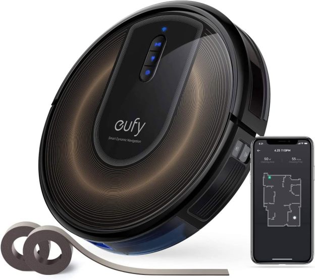 eufy Robot Vacuum Omni S1 Pro, HydroJet System with Roller Mop, Robot Vacuum and Mop Combos, Eco-Clean Ozone, Incrediable Suction, Obstacle Avoidance, Auto Mop Washing & Drying, Self-Emptying