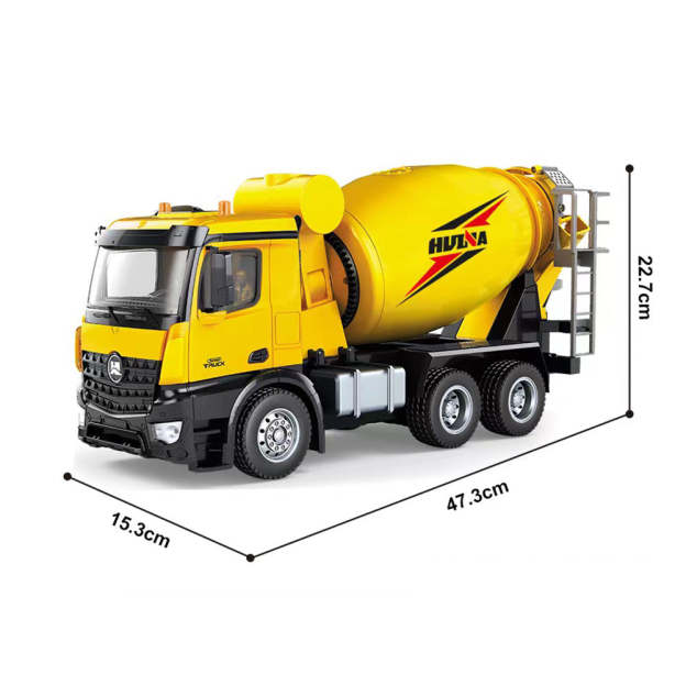 574 1/14 10CH RC Concrete Mixer Truck Cars 2.4G Remote Control Toys Engineering Vehicle Model