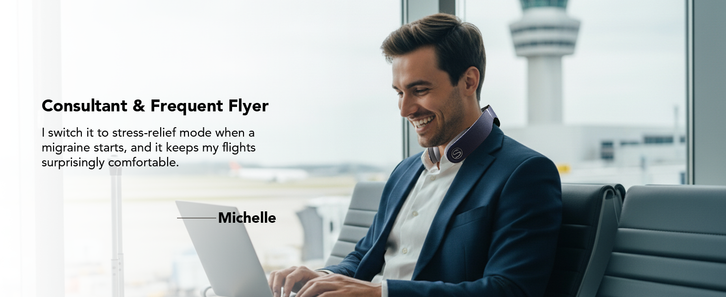 Neck massager for pain relief deep tissue