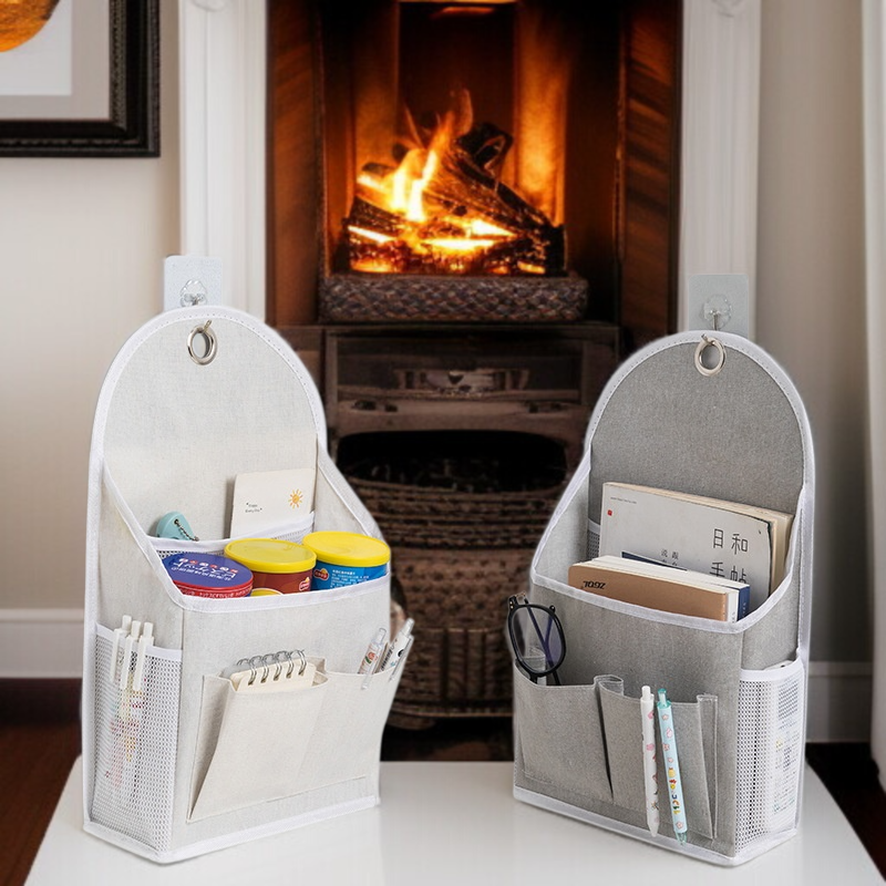 Bolsa de almacenamiento de tela con bolsillos amplios