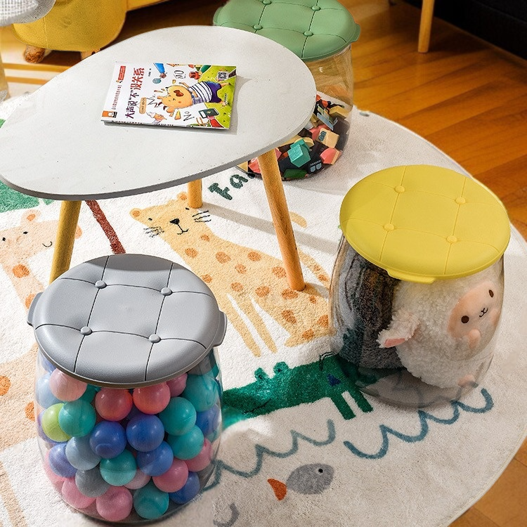 Diseño moderno de taburete de plástico para niños