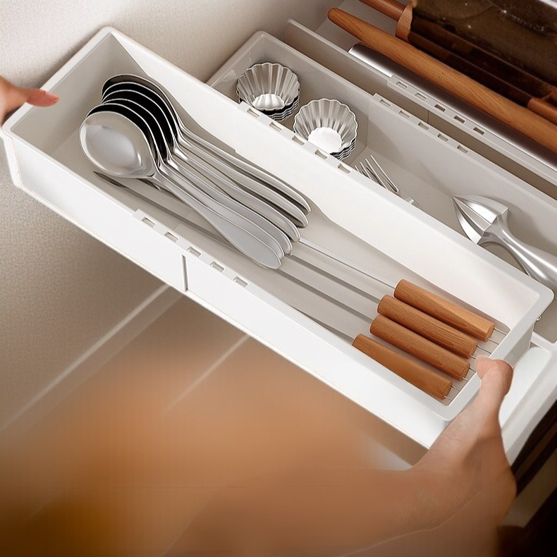 Praktikus fiókrendszerező modern hálószobában