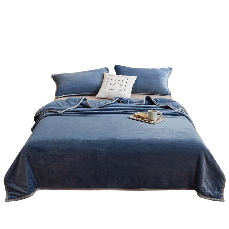 Jednolůžková deka zateplená, sametová přikrývka na zimu