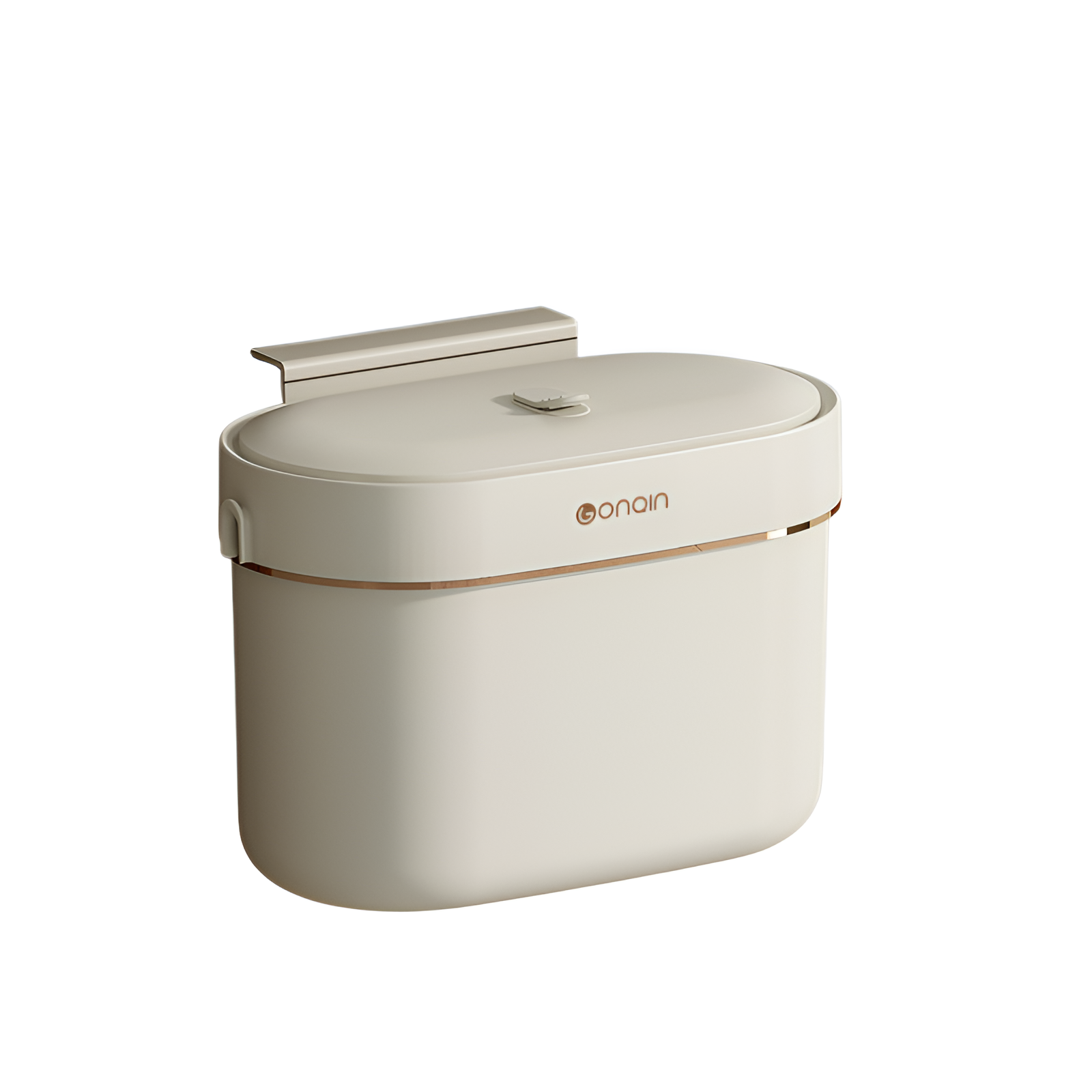 Poubelle murale avec couvercle et fente, seau de rangement élégant pour la maison et la cuisine