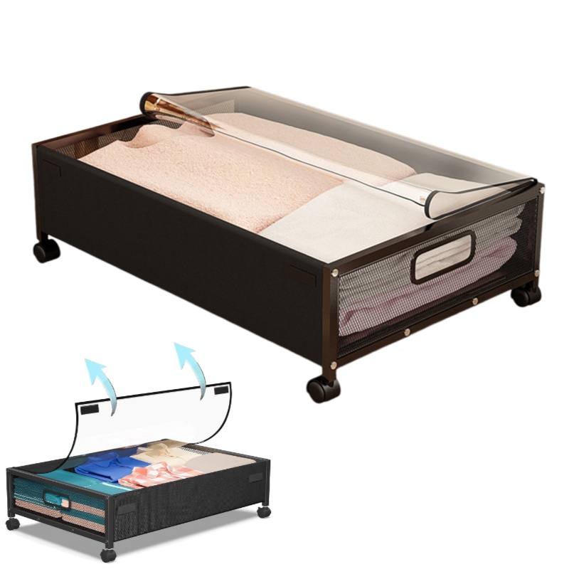 Boîte de rangement sous le lit, pour changement de saison, idéal pour vêtements et literie