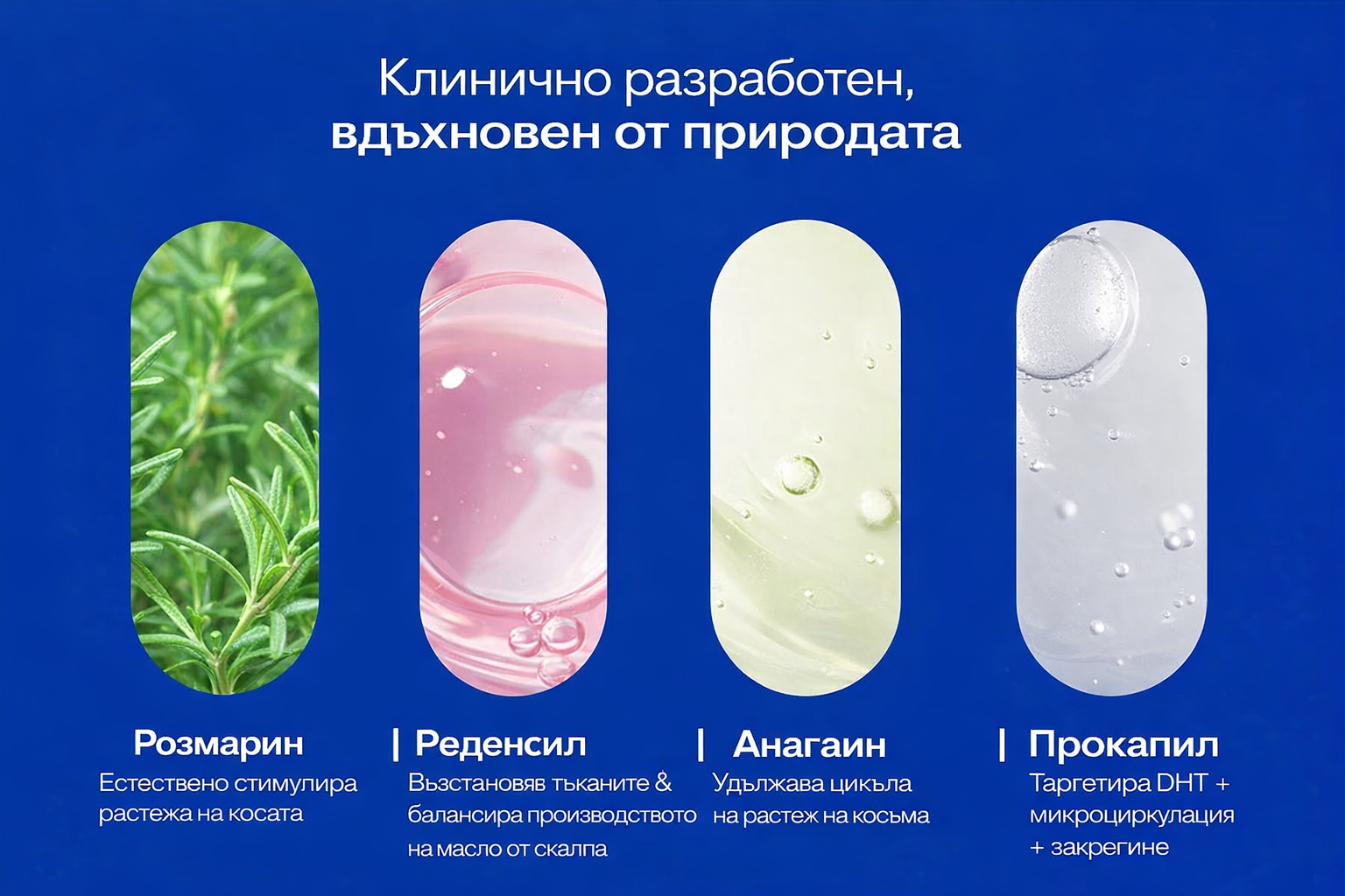 Be Bodywise Премиум ролков серум за стимулиране растежа на косата