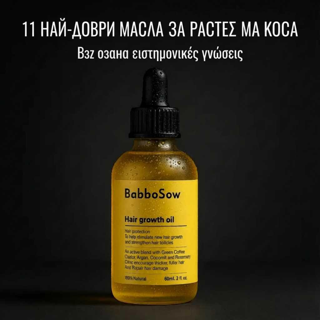 превежда се на български като: Веганско масло за коса