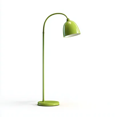 Lampada da terra metallo - 25x25x150 cm - verde - design moderno-Comfyify