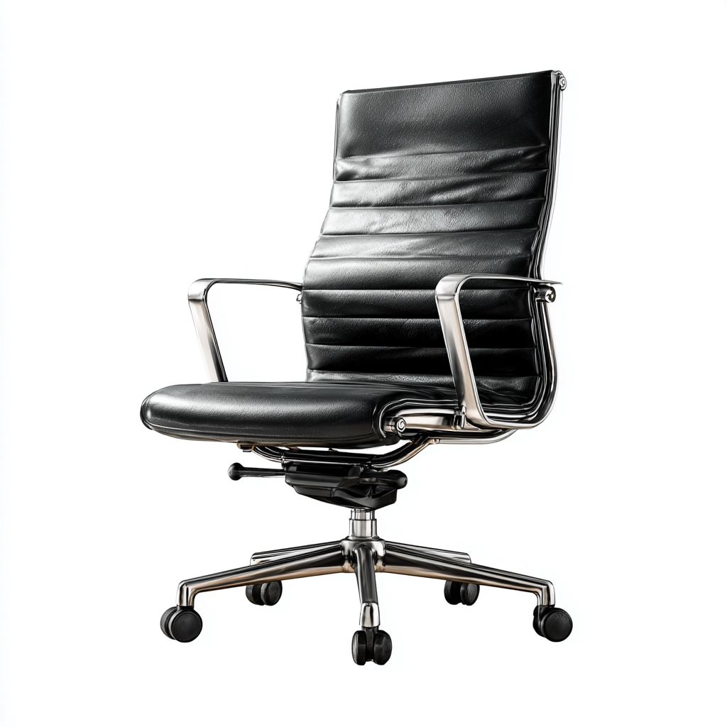Sedia da ufficio pelle 67x65x115 cm - nero - con braccioli e ruote - design ergonomico moderno-Comfyify