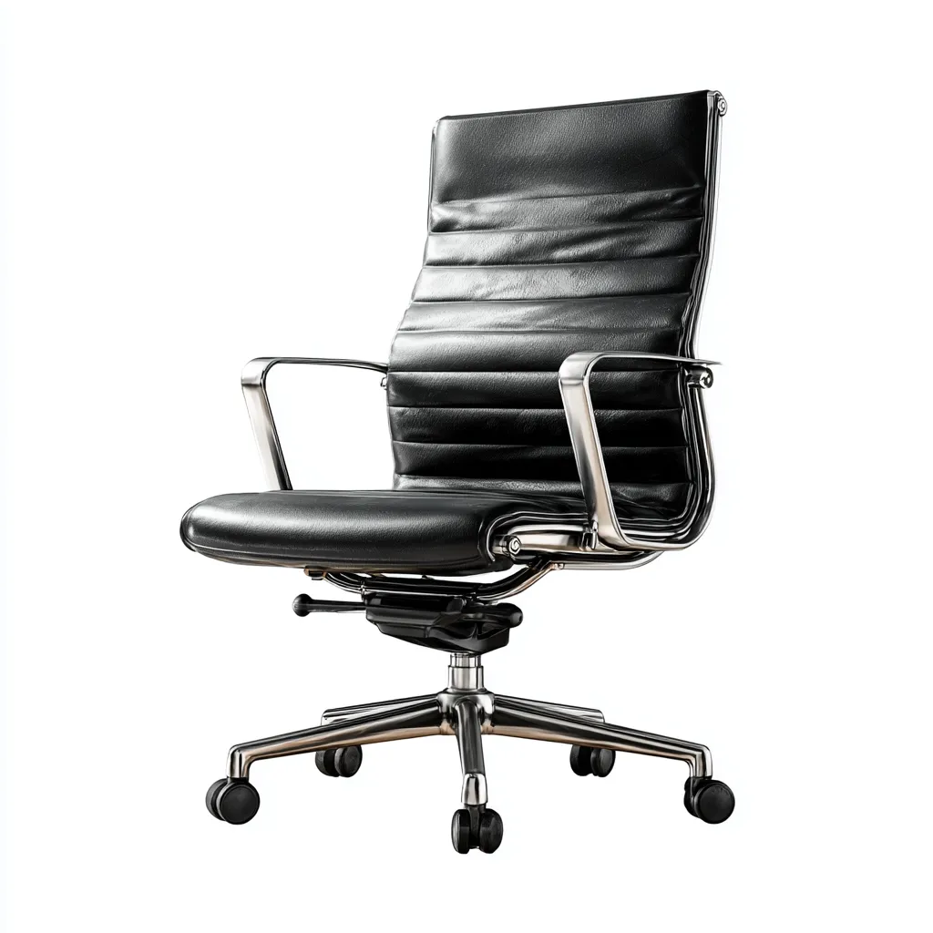 Sedia da ufficio pelle 67x65x115 cm - nero - con braccioli e ruote - design ergonomico moderno-Comfyify