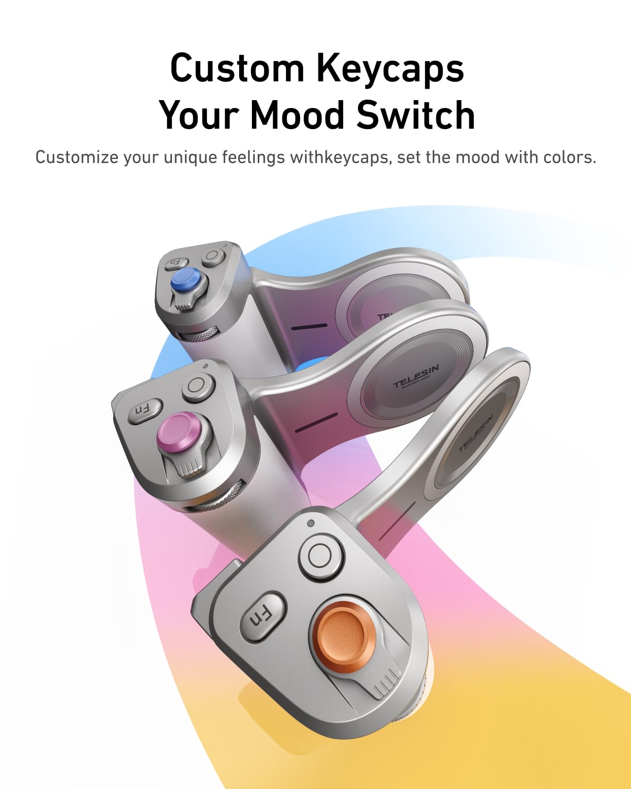 📸✨ Pro Shot Imaging Grip + Beauty Selfie Flash Light Bundle Kit 