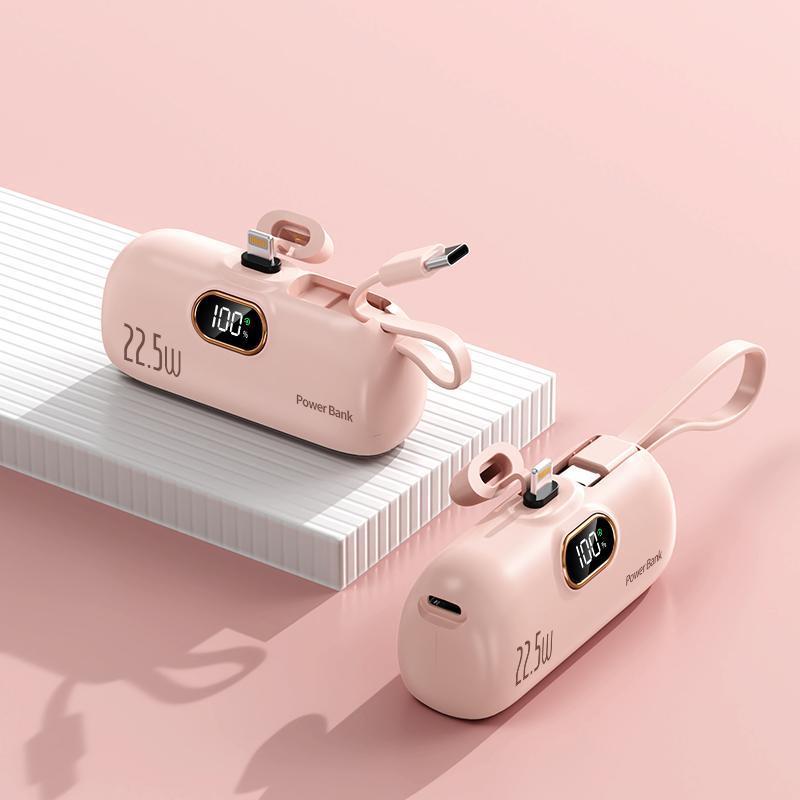 5000mAh Mini Portable Charger with 22.5W Fast Output