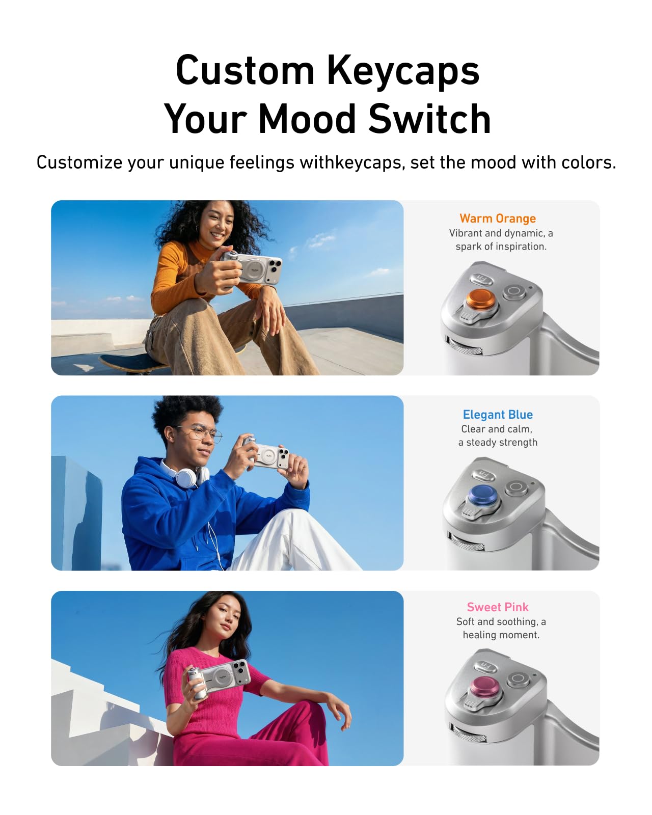 📸✨ Pro Shot Imaging Grip + Beauty Selfie Flash Light Bundle Kit 